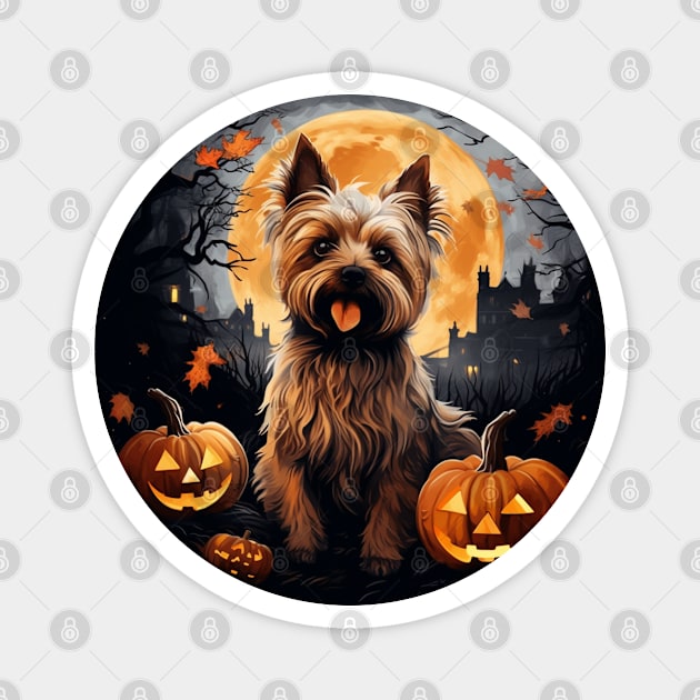 Cute Silky Terrier for Halloween Magnet by NatashaCuteShop